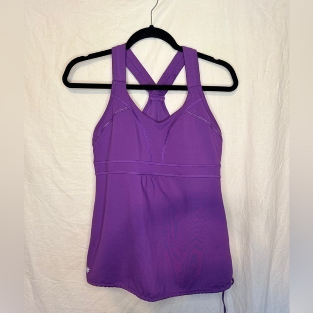 Athleta Horizon Yoga Racerback Purple Tank size Small